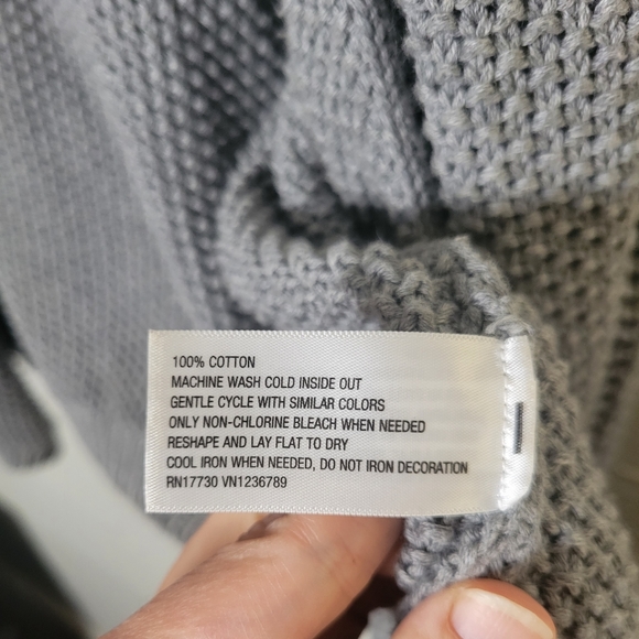 Xhilaration | Gray Silver-Studded Cardigan - Picture 7 of 9